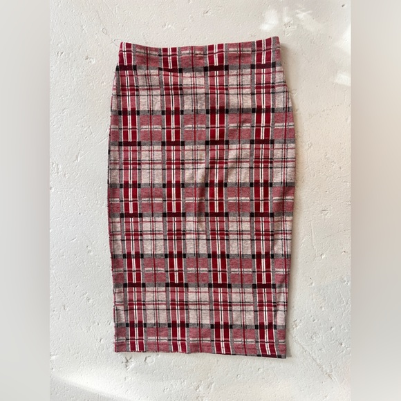 TOPSHOP plaid shirt and skirt set - Picture 3 of 5